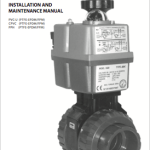 Manual Válvula de bola [IND] actuación eléctrica