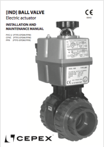 Attuatore elettrico valvola a sfera manuale [IND]