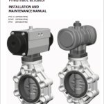 Manual Butterfly valve pneumatic actuation