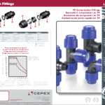 Compression fittings in PP